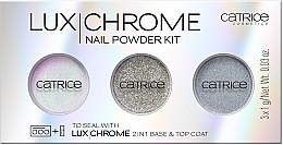 Духи, Парфюмерия, косметика Набор пигментов для ногтей - Catrice LuxChrome Nail Powder Kit