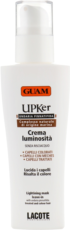 Крем для окрашенных и мелированных волос "Многовитаминный" - Guam UPKer Glossing Cream Shine Enhancing — фото N2