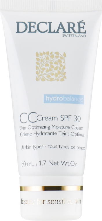 CC-крем для обличчя SPF 30 - Declare Skin Optimizing Moisture Cream — фото N2