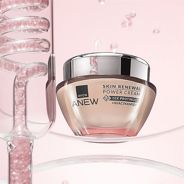 Оновлювальний крем для обличчя та шиї "Енергія протинолу" - Avon Anew Skin Renewal Power Cream — фото N4