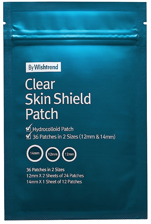 Пластир від прищів - By Wishtrend Clear Skin Shield Patch — фото N1