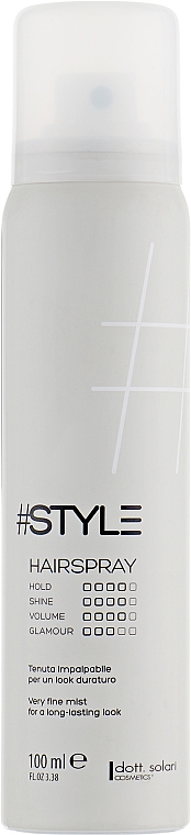 Лак-спрей сильної фіксації - Dott. Style Solari Hairspray — фото N1