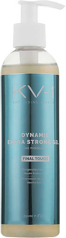 Гель екстрасильної фіксації для укладання волосся - KV-1 Final Touch Dynamic Extra Strong Gel — фото N1