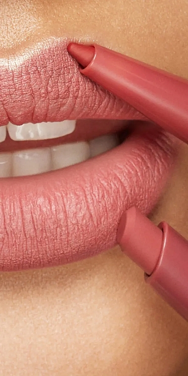Стойкая матовая губная помада и карандаш - Kiko Milano Beauty Essentials 2in1 Long Lasting Matte Lipstick Pencil — фото N4