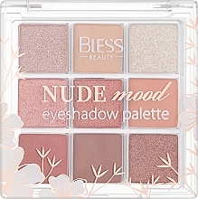 Тіні 9 тонів - Bless Beauty Nude Mood — фото N2