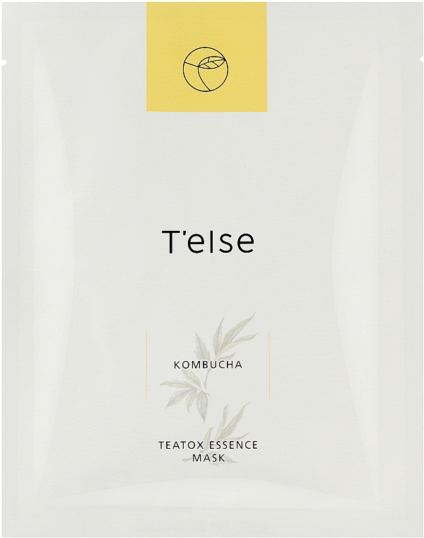 Тканинна маска для обличчя з чайним грибом - T’else Kombucha Teatox Essence Mask