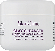 Обновляющая осветляющая маска-глина для лица с миндальной и AHA-кислотами - SkinClinic Clay Cleanser — фото N1