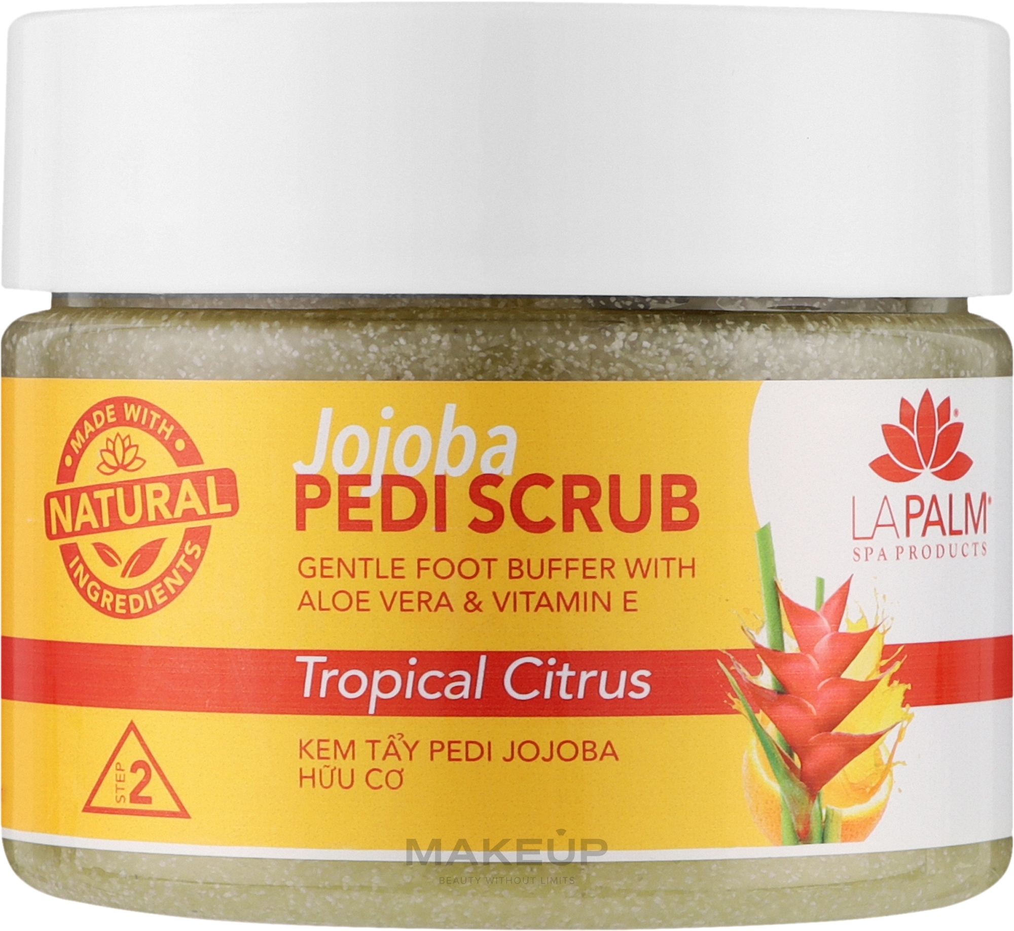 Гелевый пилинг для ног "Тропический цитрус" - La Palm Pedi-Gel Scrub Tropical Citrus — фото 355ml
