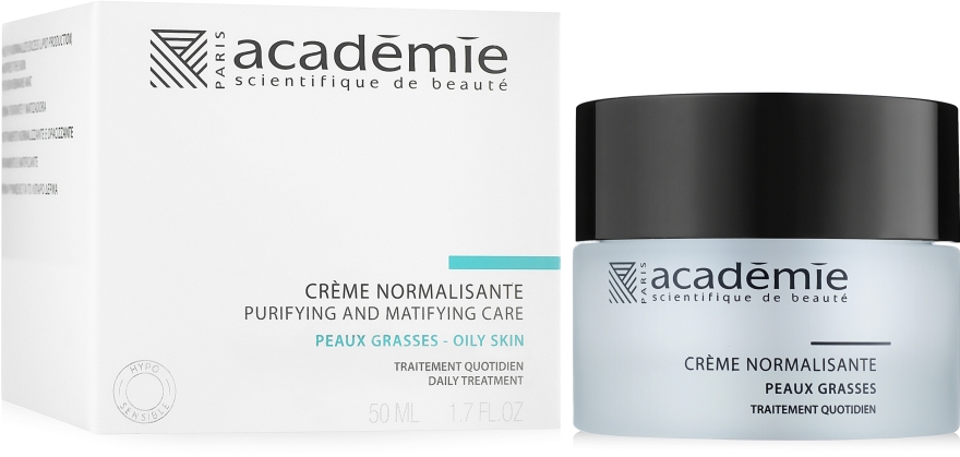 Нормализующий крем для лица - Academie Hypo-Sensible Normalizing & Matifying Cream
