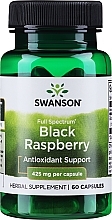 Парфумерія, косметика Трав'яна добавка "Чорна малина", 425 мг - Swanson Full Spectrum Black Raspberry