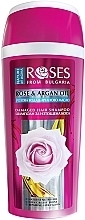 Шампунь для истощенных и сухих волос - Nature of Agiva Roses Rose & Argan Oil Damaged Hair Shampoo — фото N1
