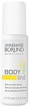 Парфумерія, косметика Натуральний дезодорант - Annemarie Borlind Body Care Lind Fresh Natural Deo Spray