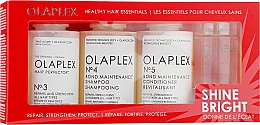 Парфумерія, косметика Набір - Olaplex Shine Bright Kit (h/elixir/100ml + h/shm/100ml + h/cond/100ml + h/oil/30ml)