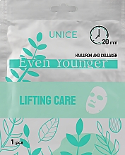 Маска-ліфтинг для обличчя - Unice Even Younger Lifting Care Mask — фото N1