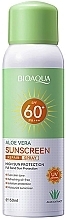 Парфумерія, косметика Сонцезахисний спрей з екстрактом алое вера - Bioaqua Aloe Vera Sunscreen Repair Spray SPF60+