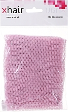 Сеточка для волос с завязками, темно-розовая - Xhair — фото N1