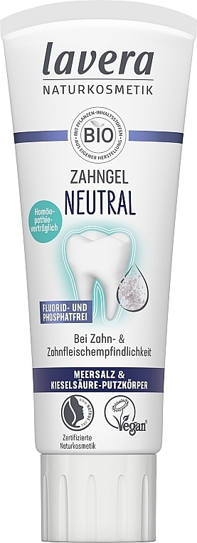 Нейтральная зубная паста-гель - Lavera Neutral Tooth Gel