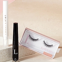 Набор - Lola's Lashes Felt Cute Hybrid Magnetic Eyelash Kit (eyeliner/3ml + remover/2.5ml + eyelashes/2pcs) — фото N3
