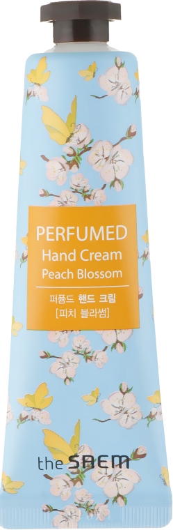 Крем для рук парфюмированный "Цветы персика" - The Saem Perfumed Peach Blossom Hand Cream