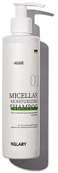 Мицеллярный увлажняющий шампунь - Hillary Aloe Aloe Micellar Moisturizing Shampoo