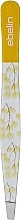 Парфумерія, косметика Пінцет із прямим кінчиком, біло-жовтий - Ebelin