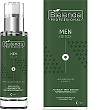 Ночной крем-бустер от несовершенств - Bielenda Professional Men Detox — фото N1