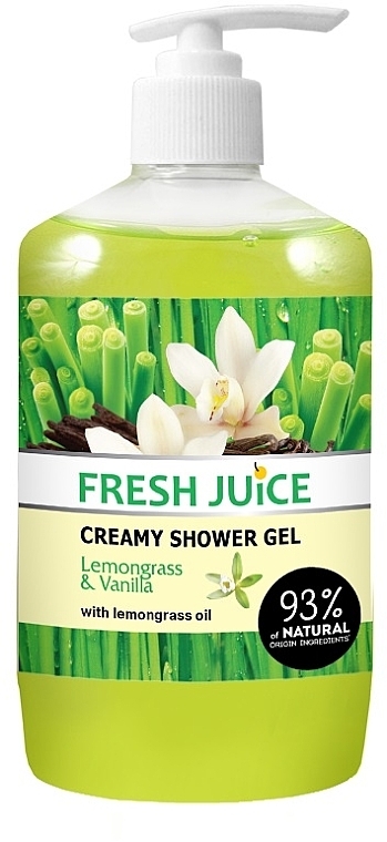Гель для душа "Лемонграсс и Ваниль" - Fresh Juice Sexy Mix Lemongrass & Vanilla