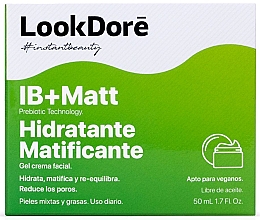 Матувальний гель-крем для проблемної шкіри        - LookDore IB+Matt Mattifying Moisturizing Gel Cream — фото N2