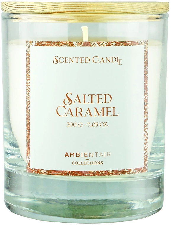 Ароматическая свеча "Salted Caramel" - Ambientair Gifting Scented Candle Special Edition — фото N2