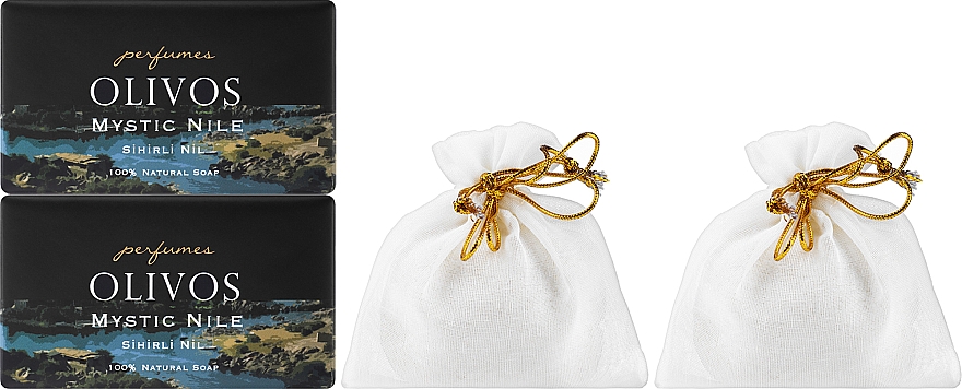 Набор - Olivos Perfumes Soap Mystic Nile Gift Set (soap/2*250g + soap/2*100g) — фото N2