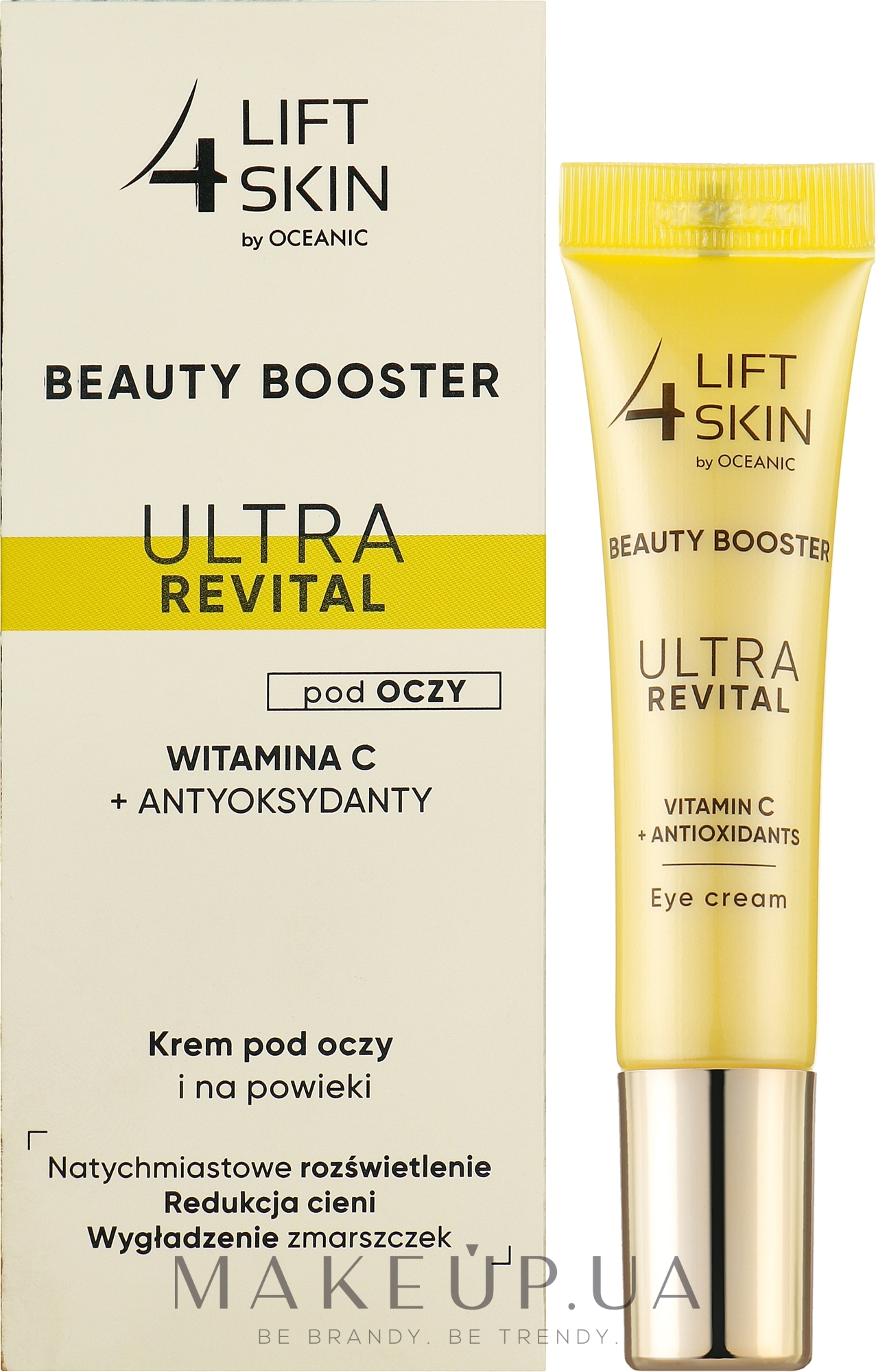 Крем для кожи вокруг глаз с витамином С и антиоксидантами - Lift 4 Skin Beauty Booster Ultra Revital Vitamin C + Antioxidants — фото 15ml