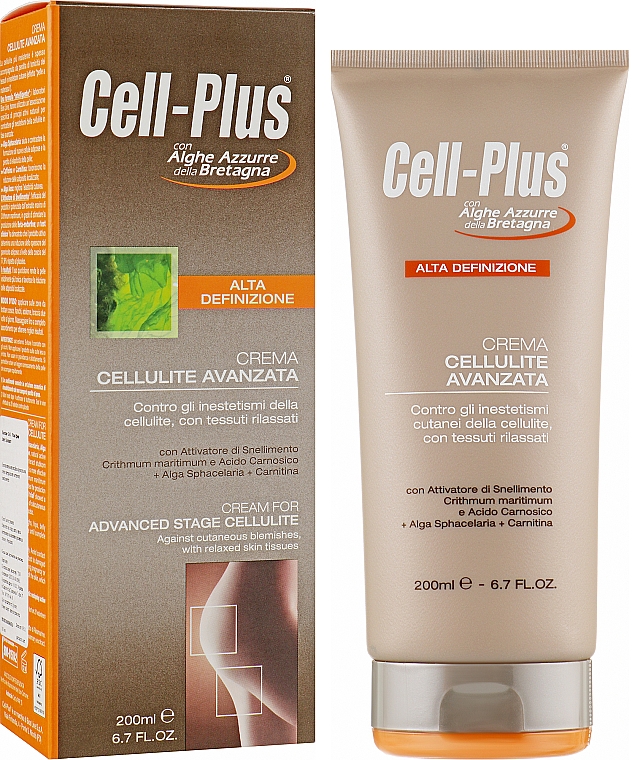 Крем антицеллюлитный , при второй и третьей стадии - BiosLine Cell-Plus Anti-Cellulite Cream — фото N2