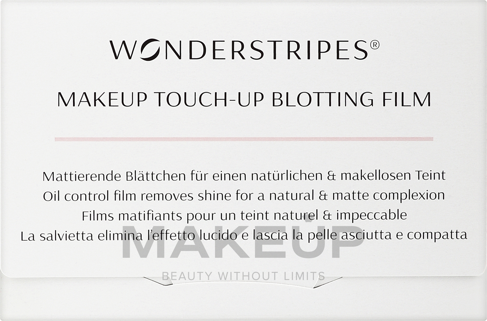 Матувальні серветки для обличчя - Wonderstripes Touch-up Blotting Film — фото 30шт