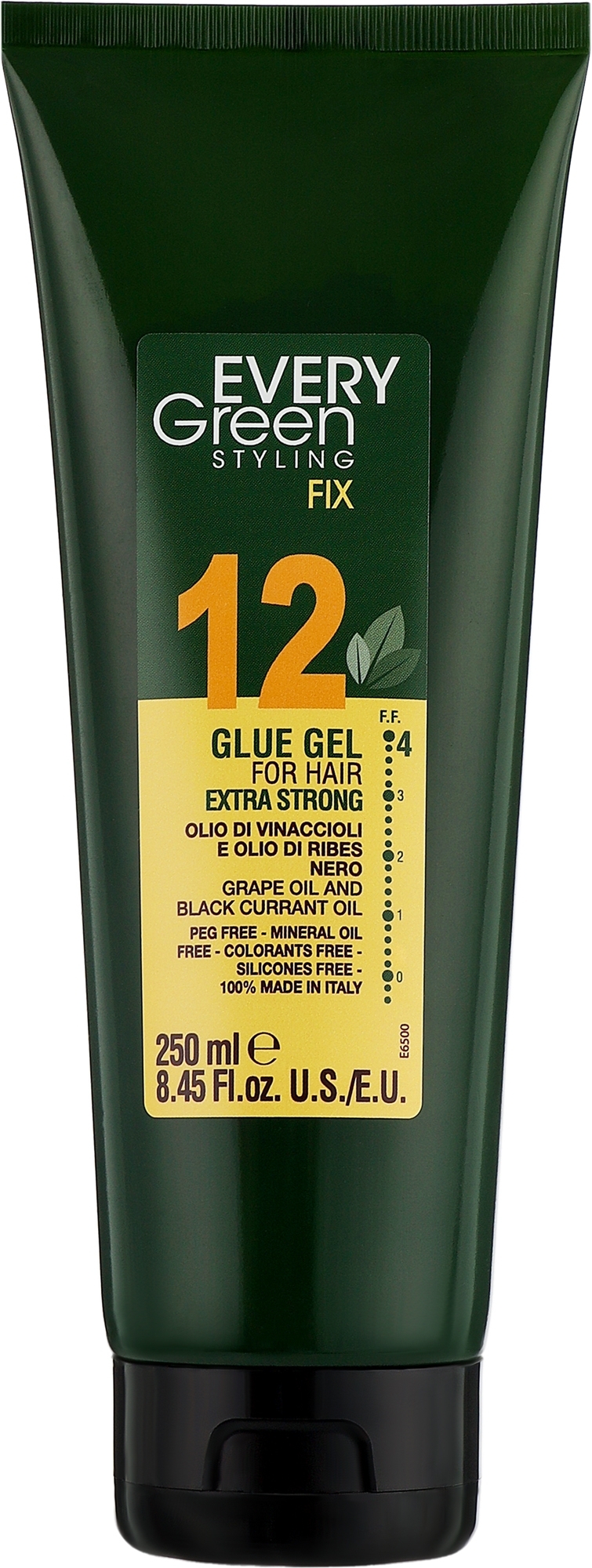 Влагостойкий фиксирующий гель для волос - EveryGreen 12 Glue Gel Extra Strong — фото 250ml