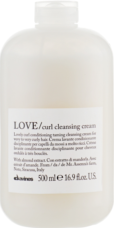 Очищувальний крем для хвилястого волосся - Davines Love Curl Cleansing Cream