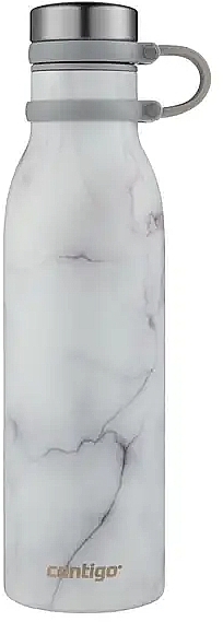 Термобутылка для напитков, 590 мл - Contigo Thermal Mug Matterhorn White Marble — фото N1