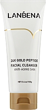 Парфумерія, косметика Очищувальний засіб для обличчя - Lanbena 24K Gold Peptide Facial Cleanser