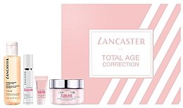 Духи, Парфюмерия, косметика Набор - Lancaster Total Age Correction Set (ser/10ml + cleanser/100ml + cr/3ml + cr/50ml) 