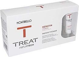 Зміцнювальний засіб для пошкодженого волосся - Montibello Treat NaturTech Keratin Force Power — фото N2
