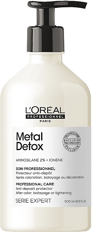 Кондиционер для предупреждения металлических накоплений в волосах - L'Oreal Professionnel Metal Detox Conditioner