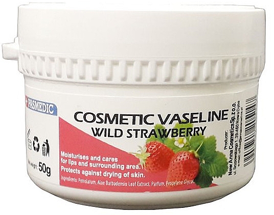 Крем для обличчя - Pasmedic Cosmetic Vaseline Wild Strawberry — фото N2