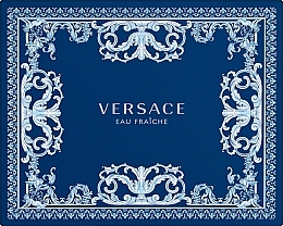 Versace Man Eau Fraiche - Набор (edt/50ml + sh/gel/50ml + af/sh/balm/50ml) — фото N2