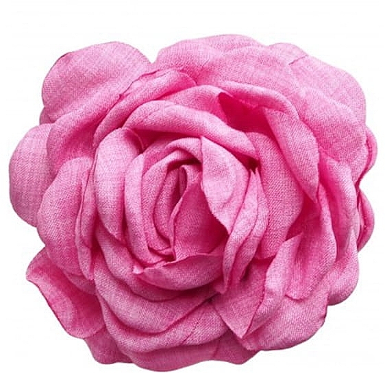 Заколка для волосся, 9 см, рожева - Ecarla — фото N1