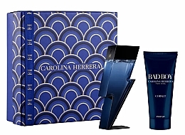 Carolina Herrera Bad Boy Cobalt - Набор (edp/100ml + sh/gel/100ml) — фото N1