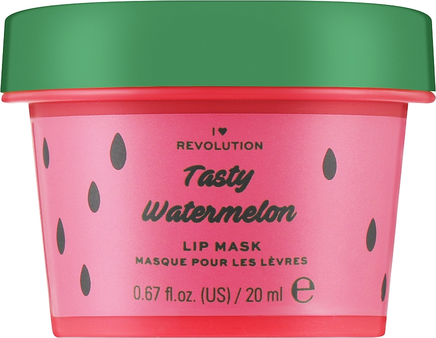 Маска для губ "Вкусный арбуз" - I Heart Revolution Tasty Watermelon Lip Mask