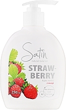 Парфумерія, косметика Рідке мило "Суниця" - Satin Natural Balance Strawberry