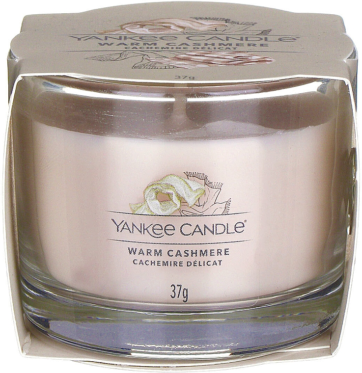 Ароматична свічка в склянці "Теплий кашемір" - Yankee Candle Warm Cashmere (міні) — фото N1