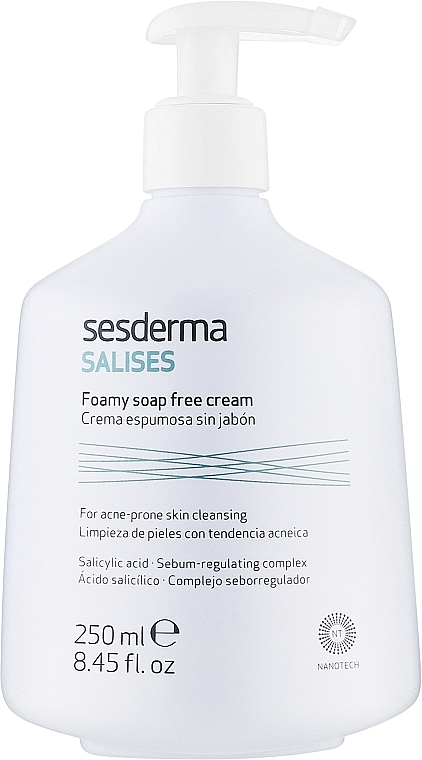 Мильний крем для вмивання - SesDerma Laboratories Salises Foamy Soap-Free Cream