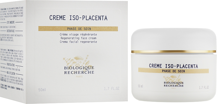 Відновлювальний крем для обличчя з екстрактом стерильної плаценти - Biologique Recherche Creme Iso-Placenta — фото N2