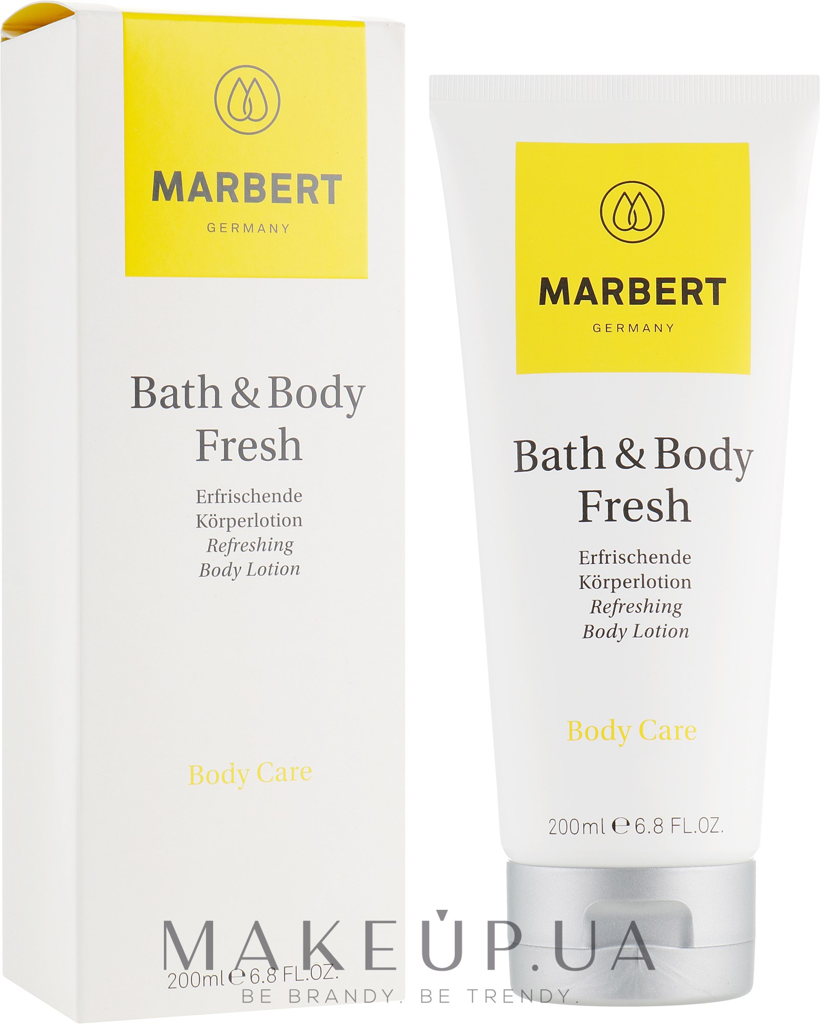 Освежающий лосьон для тела с ароматом цитрусовых - Marbert Bath & Body Fresh Refreshing Body Lotion  — фото 200ml